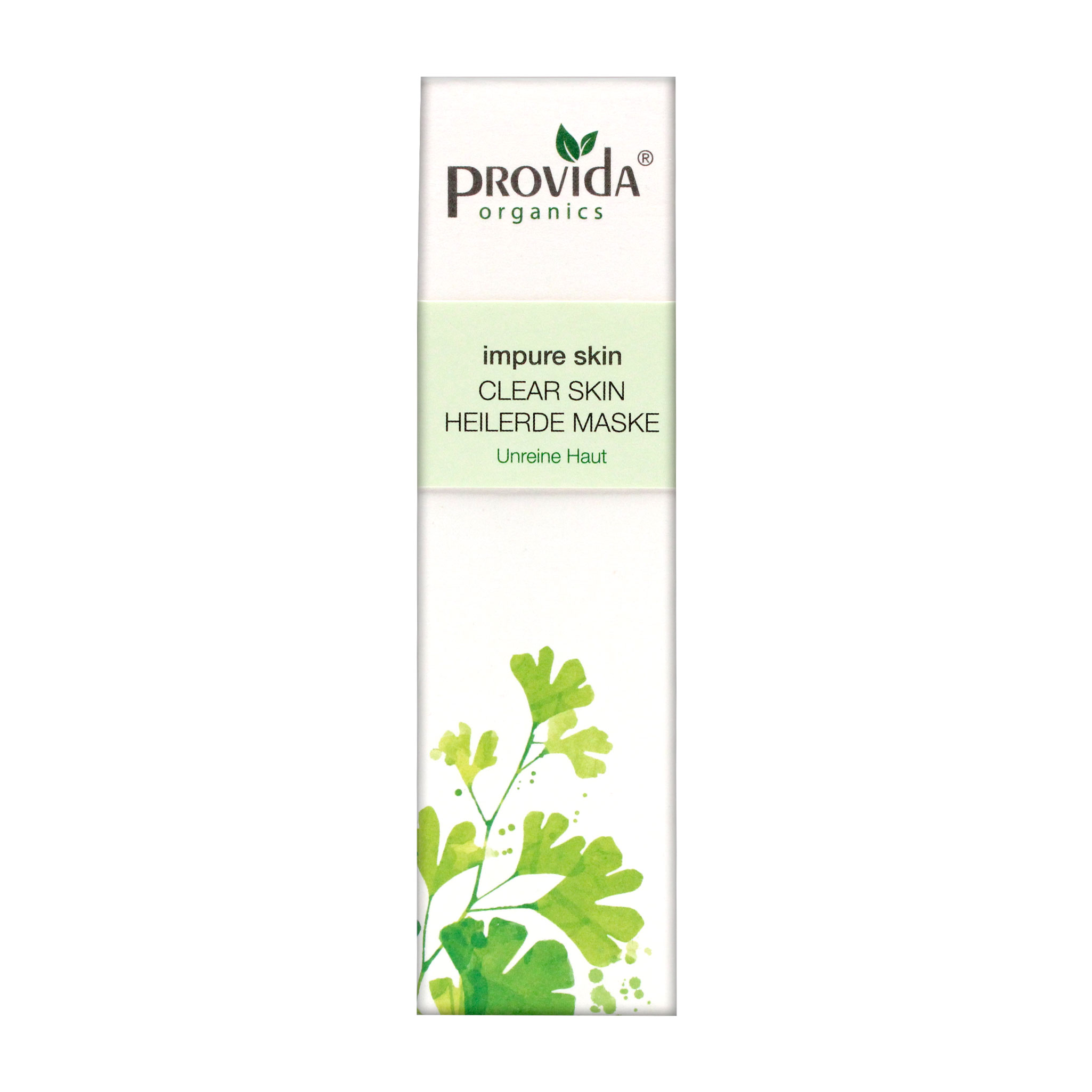 Kartonverpackung der Heilerde Maske von Provida