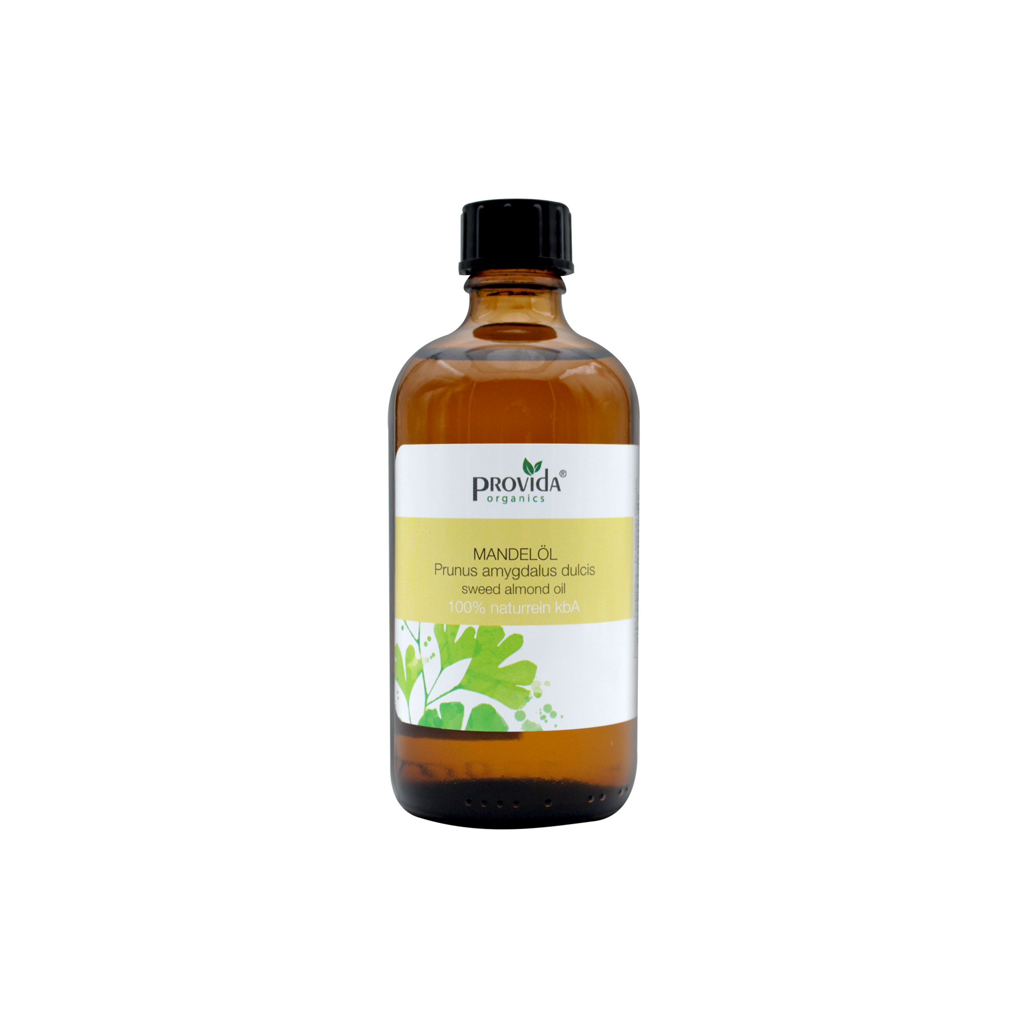 100ml Mandelöl in einer Braunglasflasche 100ml Mandelöl