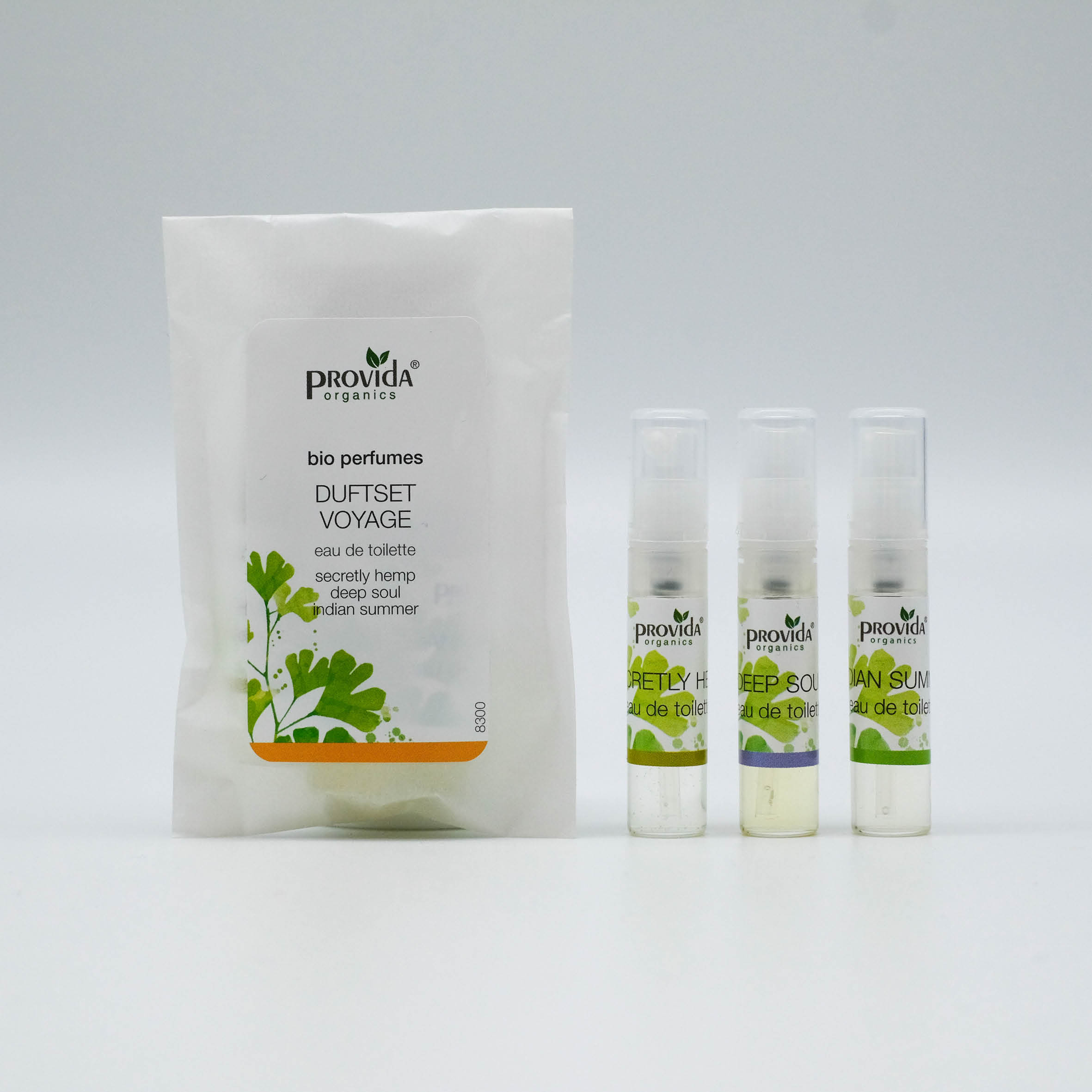 3x2ml Bio Parfüm Duftset Voyage