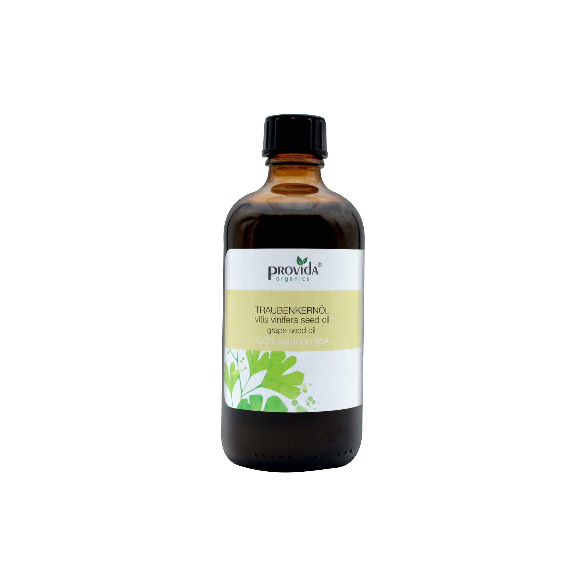 100ml Traubenkernöl in einer Braunglasflasche 100ml Traubenkernöl